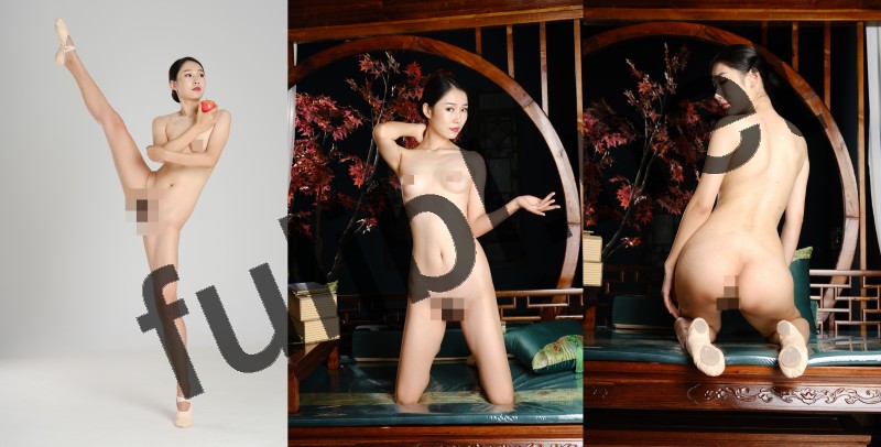 一字马模特@芸琪 人体写真作[612P+4V/6.22G]