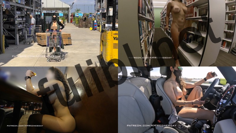 露出系健身达人@AMWednesday Patreon订阅作合集[18V/10.3G]