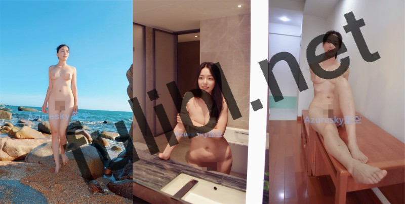 露出系福利姬@Midori绿悠(AzureSky蓝空) 尺度作第二弹[68P/40M]